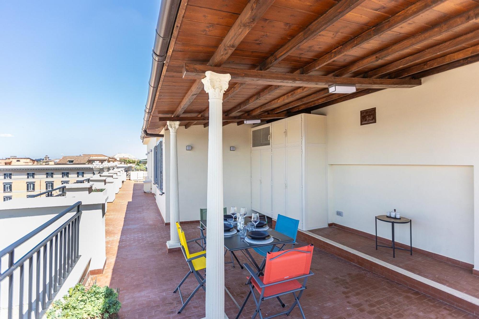 Argentina Penthouse By Rental In Рим Екстериор снимка
